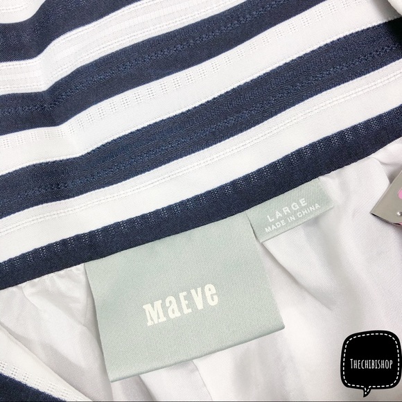 *NWOT* - Anthropologie Maeve "High Seas" Skirt - Sz L - Picture 11 of 12